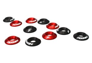 Subaru WRX Engine Cover Lock Down - Perrin Performance - Lock Down Washers - Black - `15-`21 Subaru WRX Engine Cover Lock Down - Perrin Performance - Lock Down Washers - Black - `15-`21